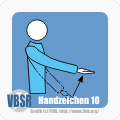 Handzeichen 10