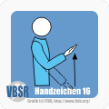 Handzeichen 16