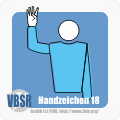Handzeichen 18