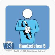 Handzeichen 5