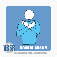 Handzeichen 9