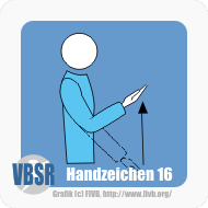 Handzeichen 16