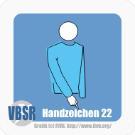 Handzeichen 22